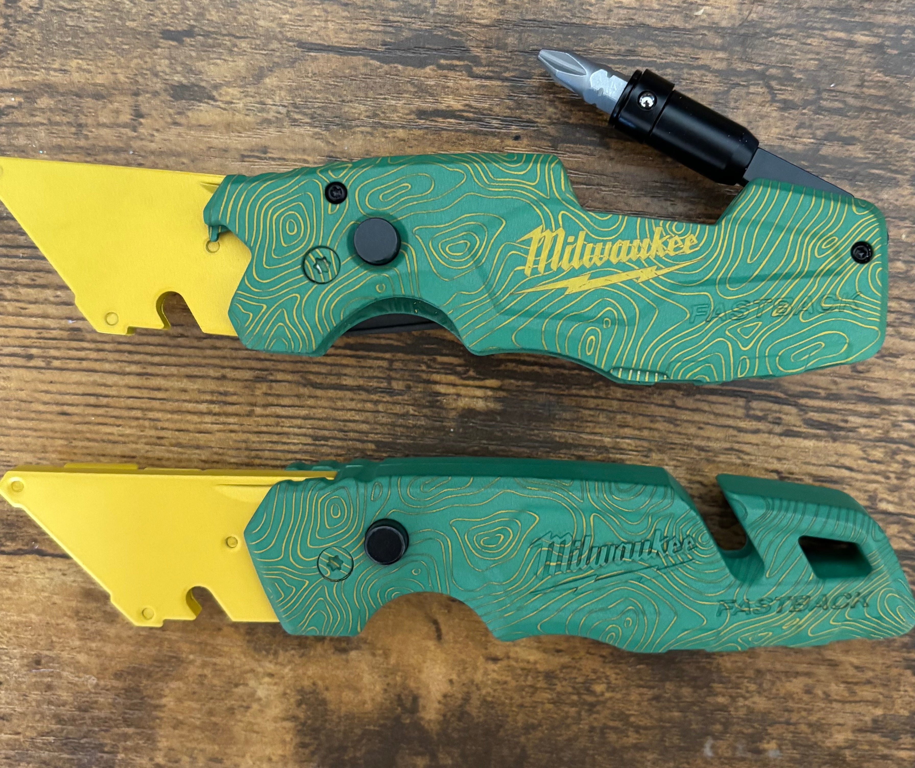 Milwaukee 6in1 Fastback Yellow Green TOPO