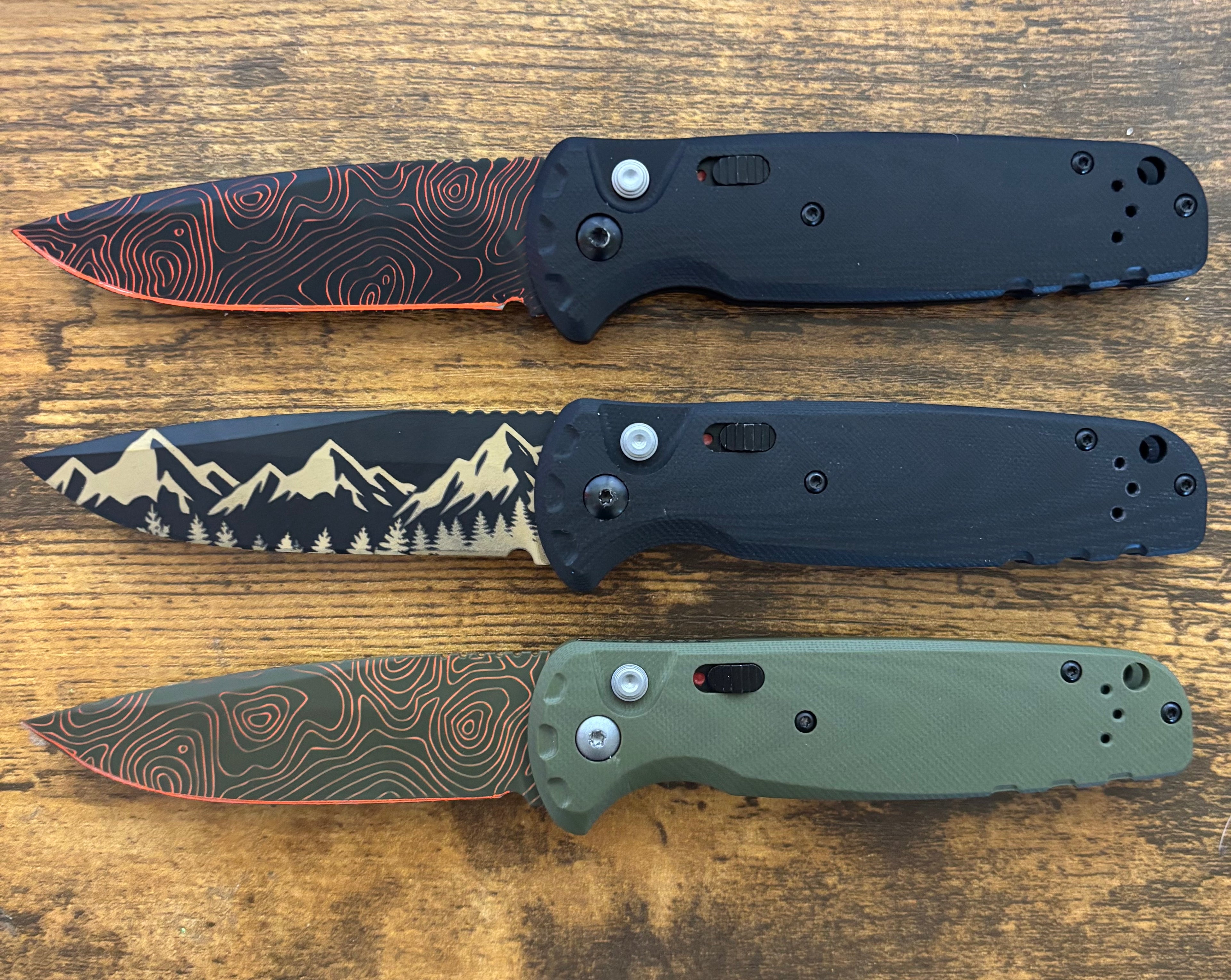 Forest Theme Pocket Knife