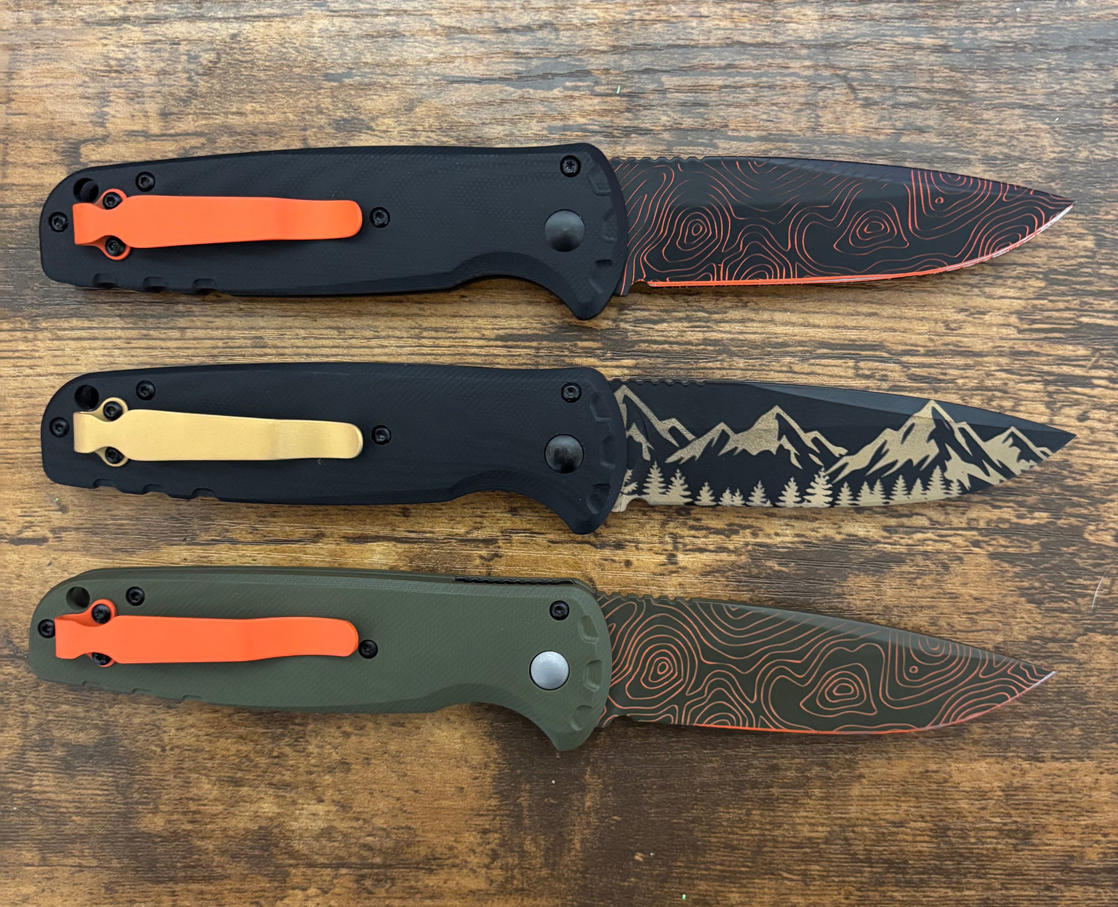 Forest Theme Pocket Knife