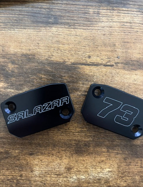 2024 - 2026 Kawasaki 450 Custom Engraved Brake / Clutch Caps