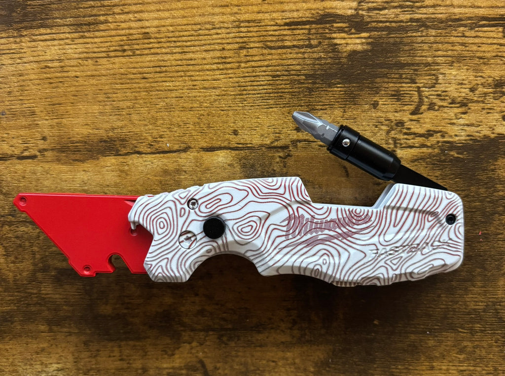 Milwaukee 6in1 Fastback White Red TOPO